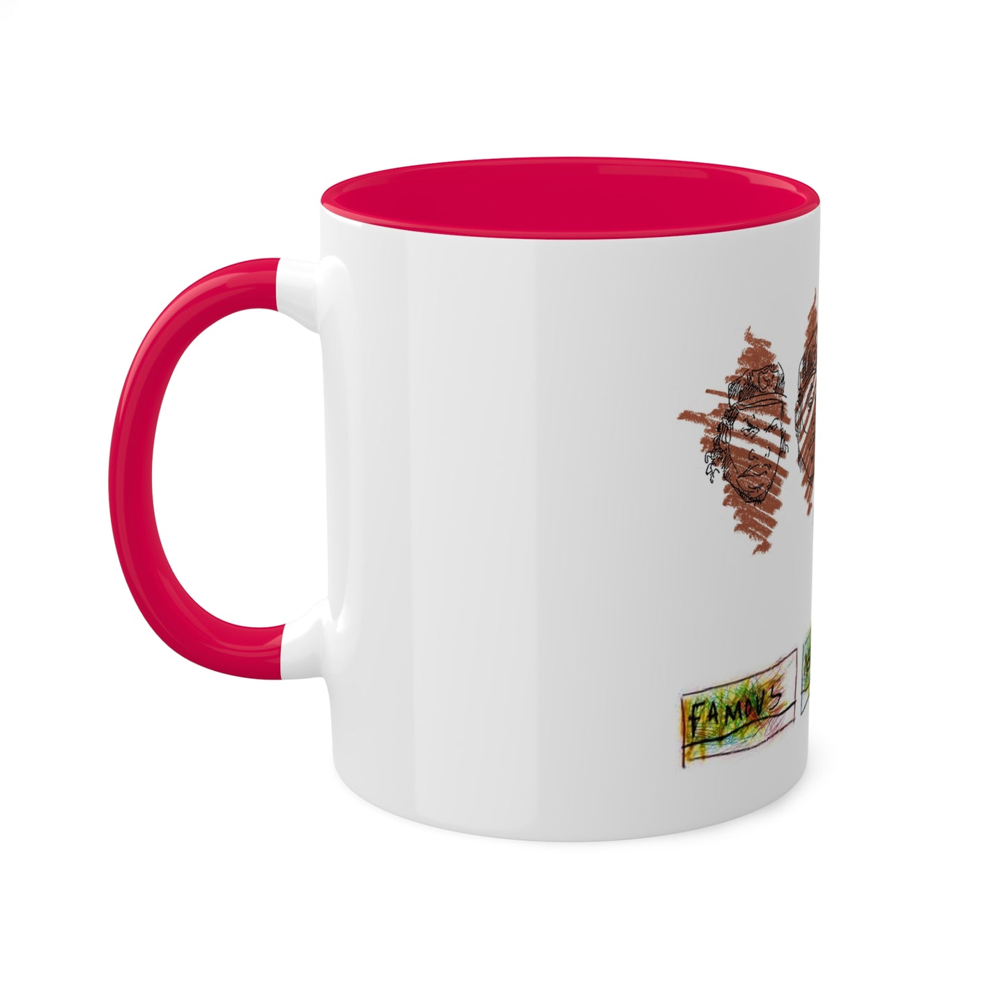 Famous Negro Rappers with an attitude #2 - Colorful Mugs, 11oz