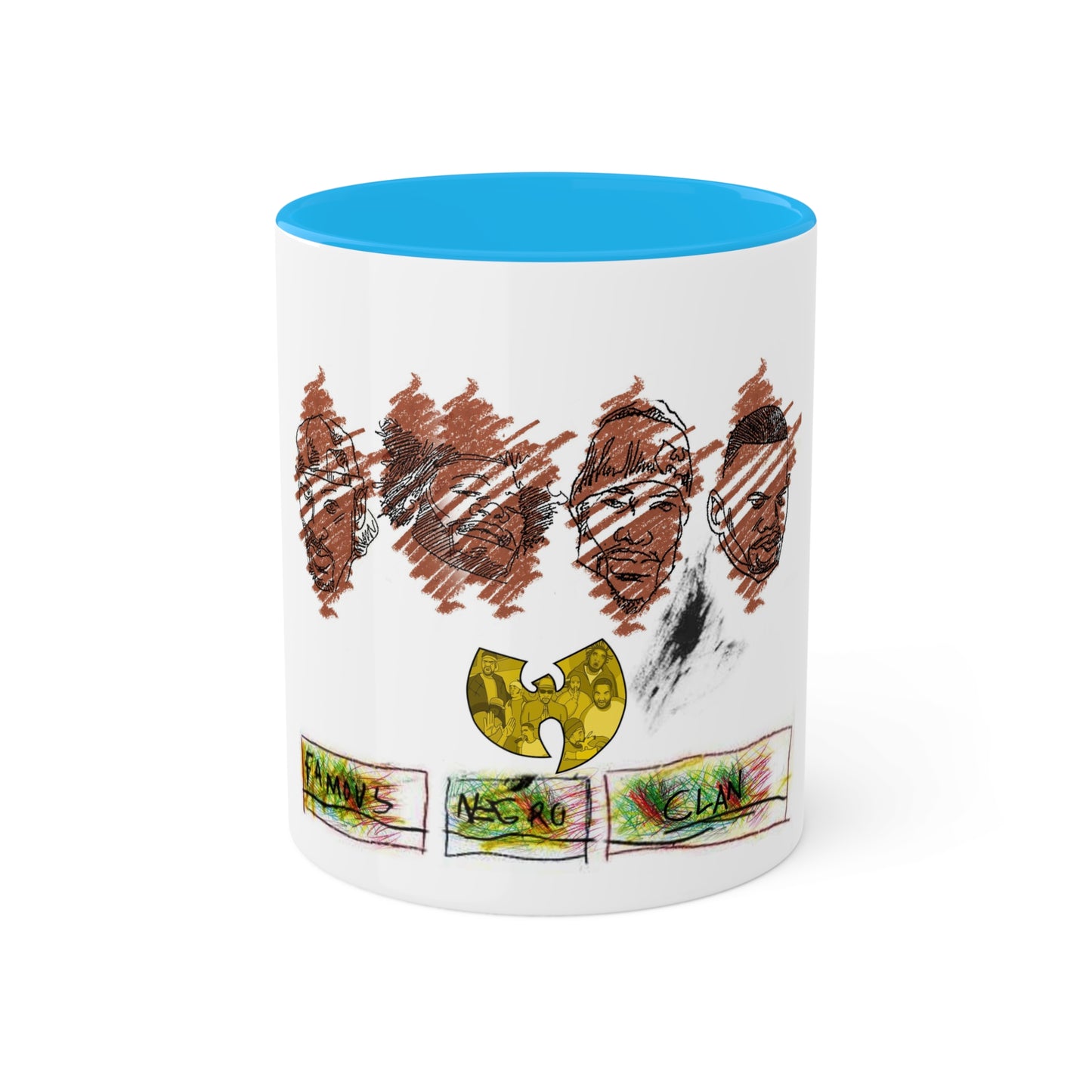 Famous Negro Clan - Colorful Mugs, 11oz