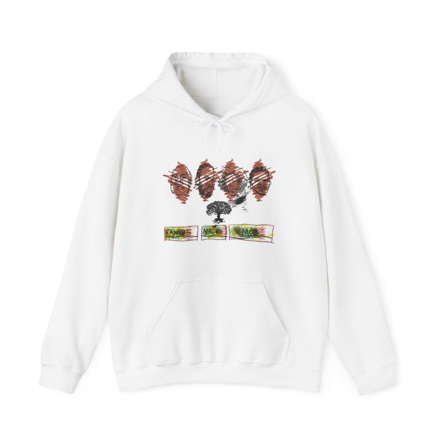 Famous Negro Mob - Unisex Heavy Blend™ Hooded Sweatshirt