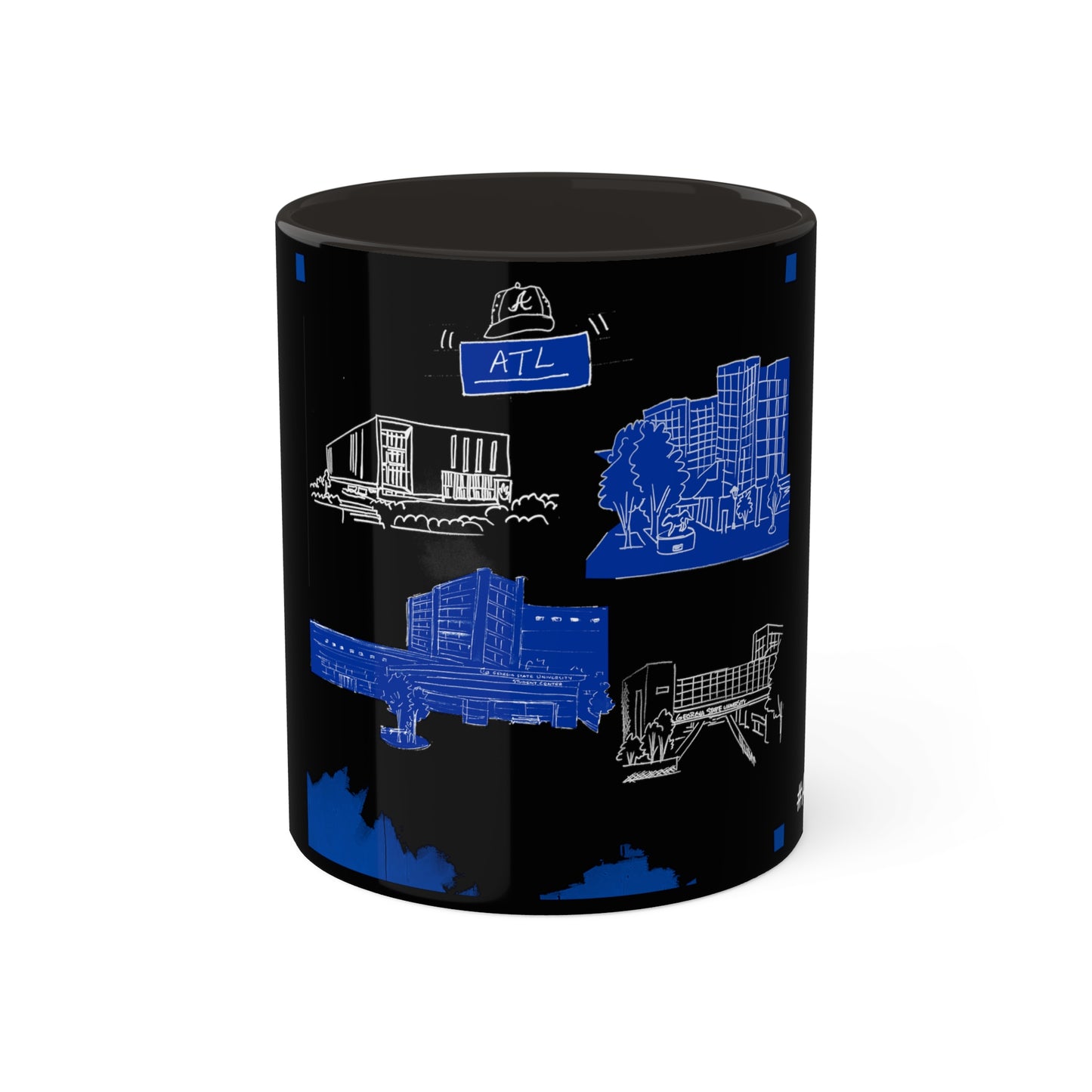Georgia State University - Colorful Mugs, 11oz