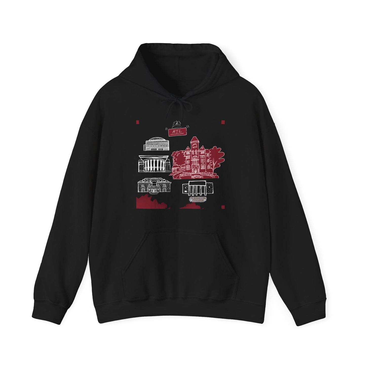 Morehouse College Unisex Heavy Blend™ Hooded Sweatshirt