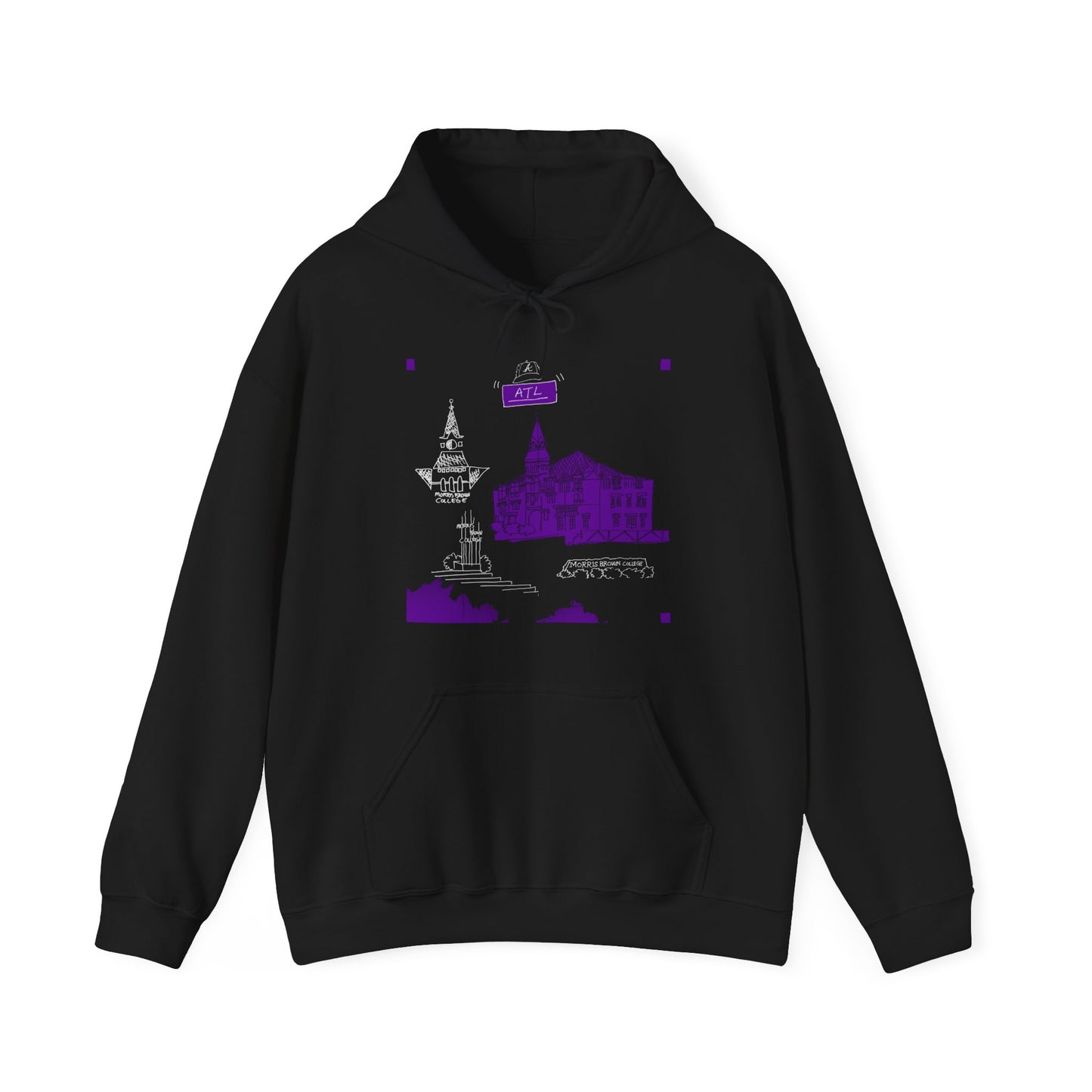 Morris Brown College Unisex Heavy Blend™ Hooded Sweatshirt