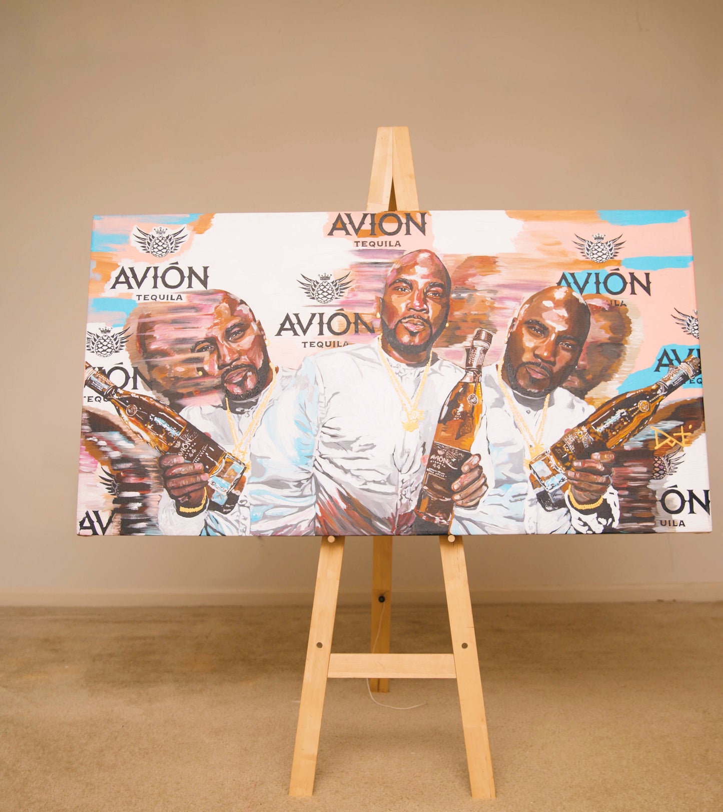 Jeezy Avion Canvas Painting
