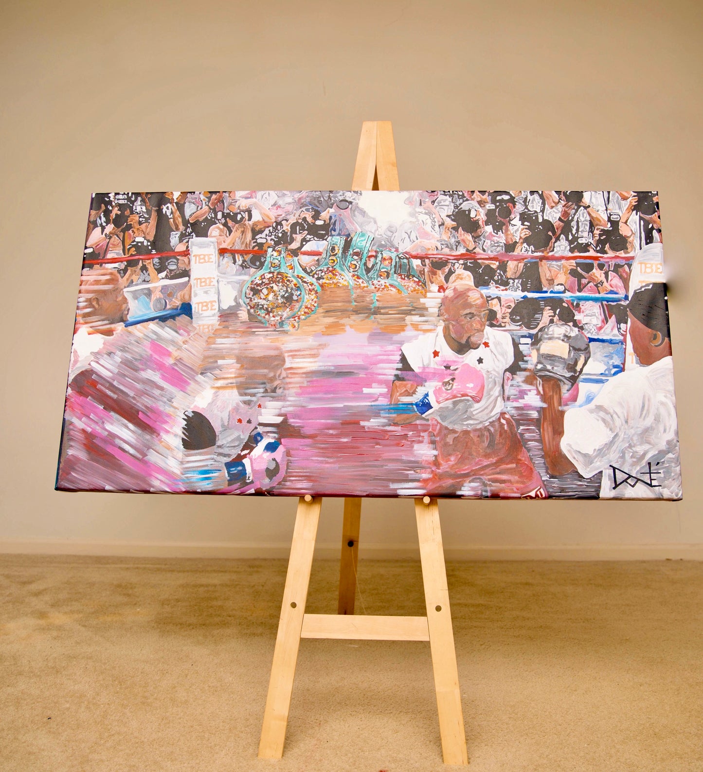 Floyd Mayweather Canvas Painting