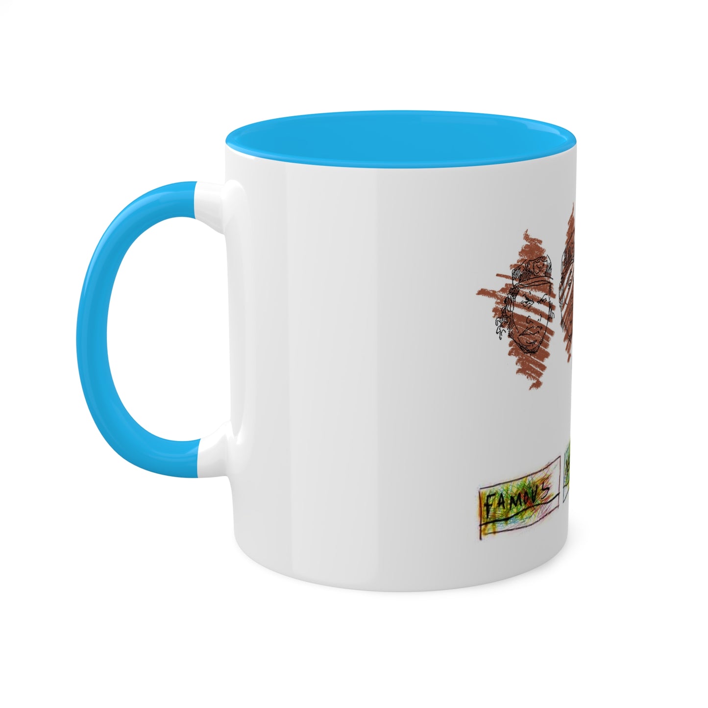 Famous Negro Rappers with an attitude #2 - Colorful Mugs, 11oz