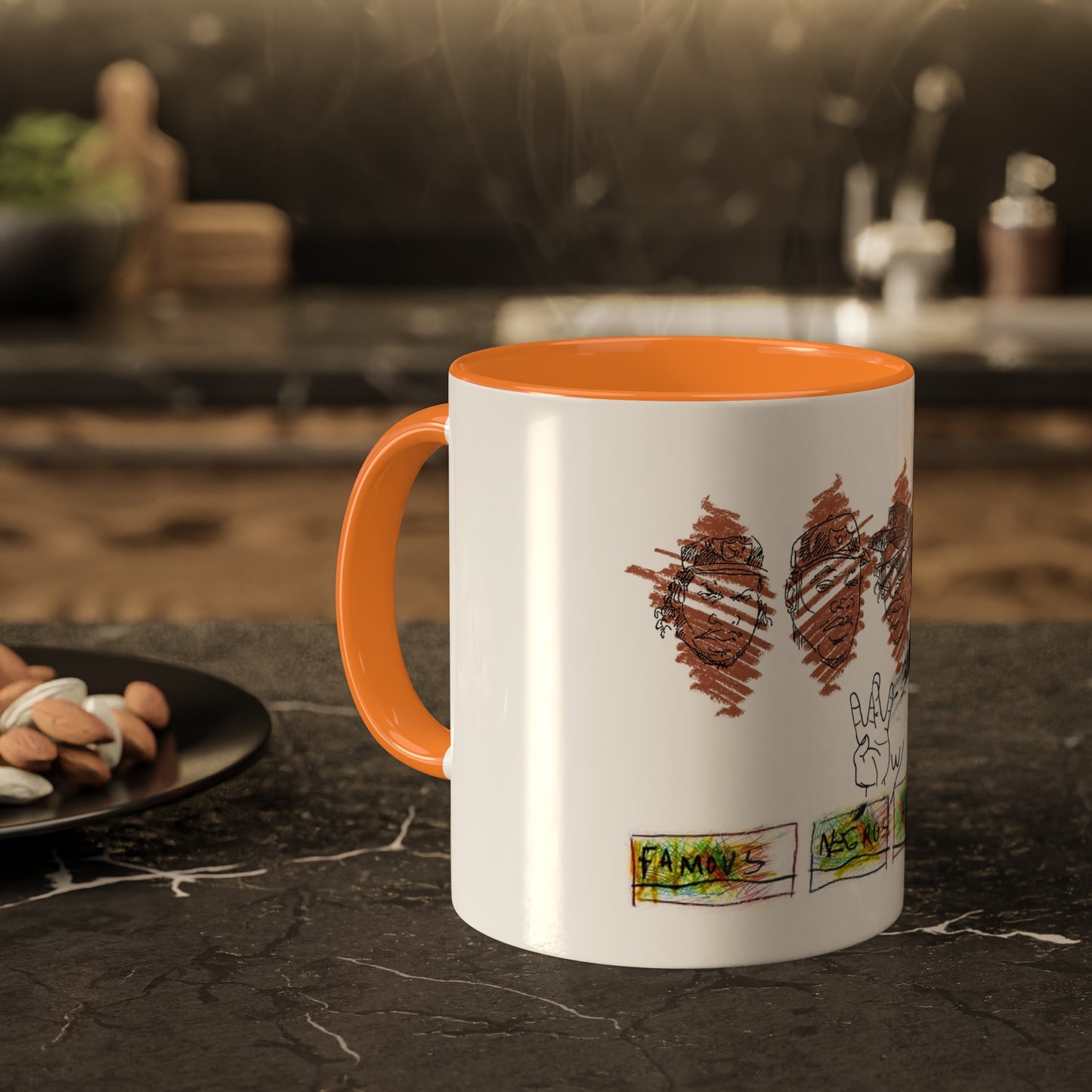 Famous Negro Rappers with an attitude #2 - Colorful Mugs, 11oz