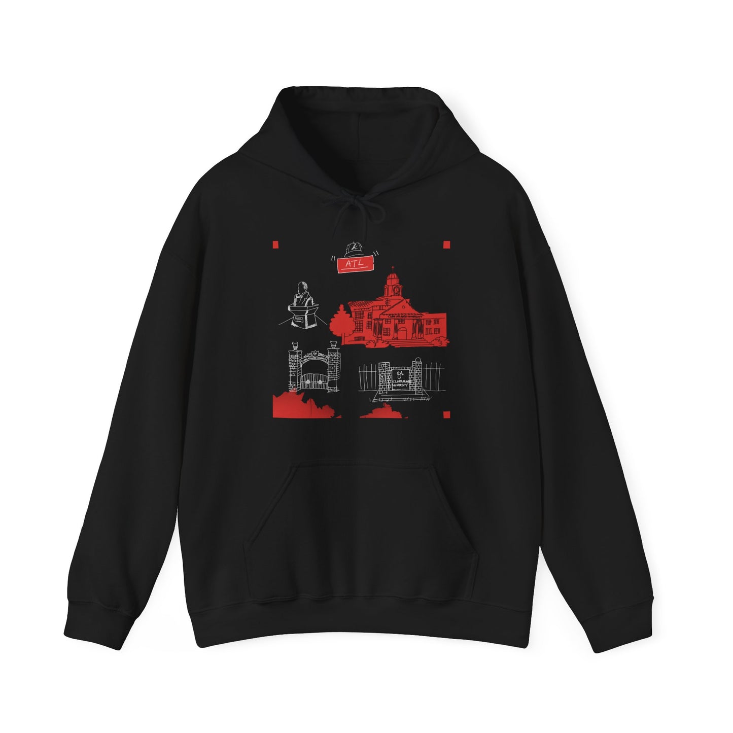 Clark Atlanta University Unisex Heavy Blend™ Hooded Sweatshirt