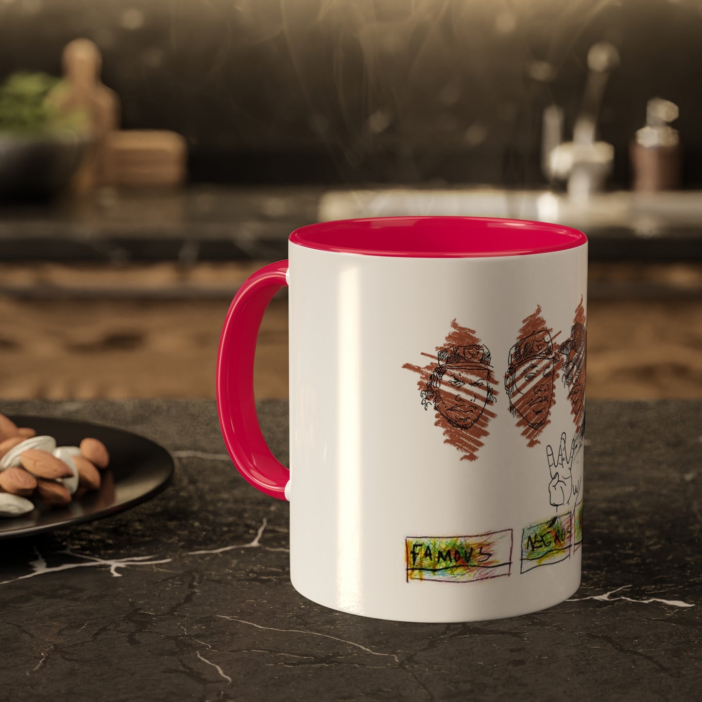 Famous Negro Rappers with an attitude #2 - Colorful Mugs, 11oz