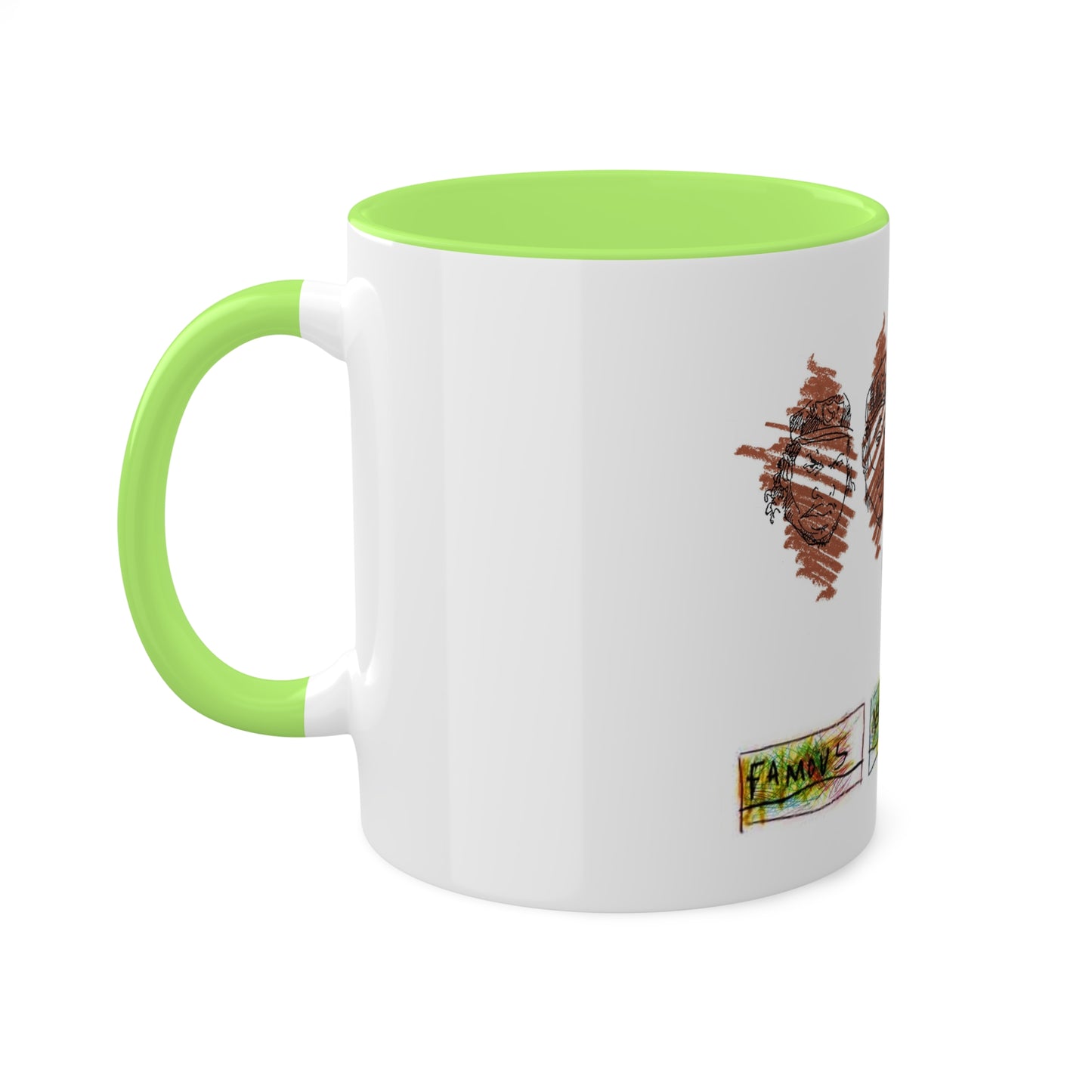 Famous Negro Rappers with an attitude #2 - Colorful Mugs, 11oz