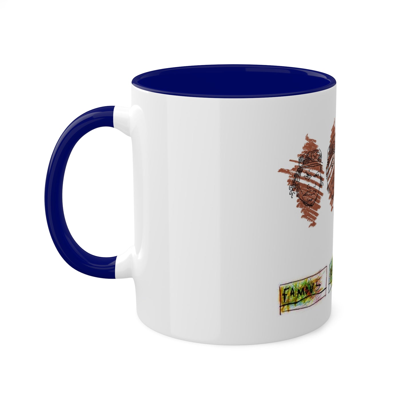 Famous Negro Rappers with an attitude #2 - Colorful Mugs, 11oz