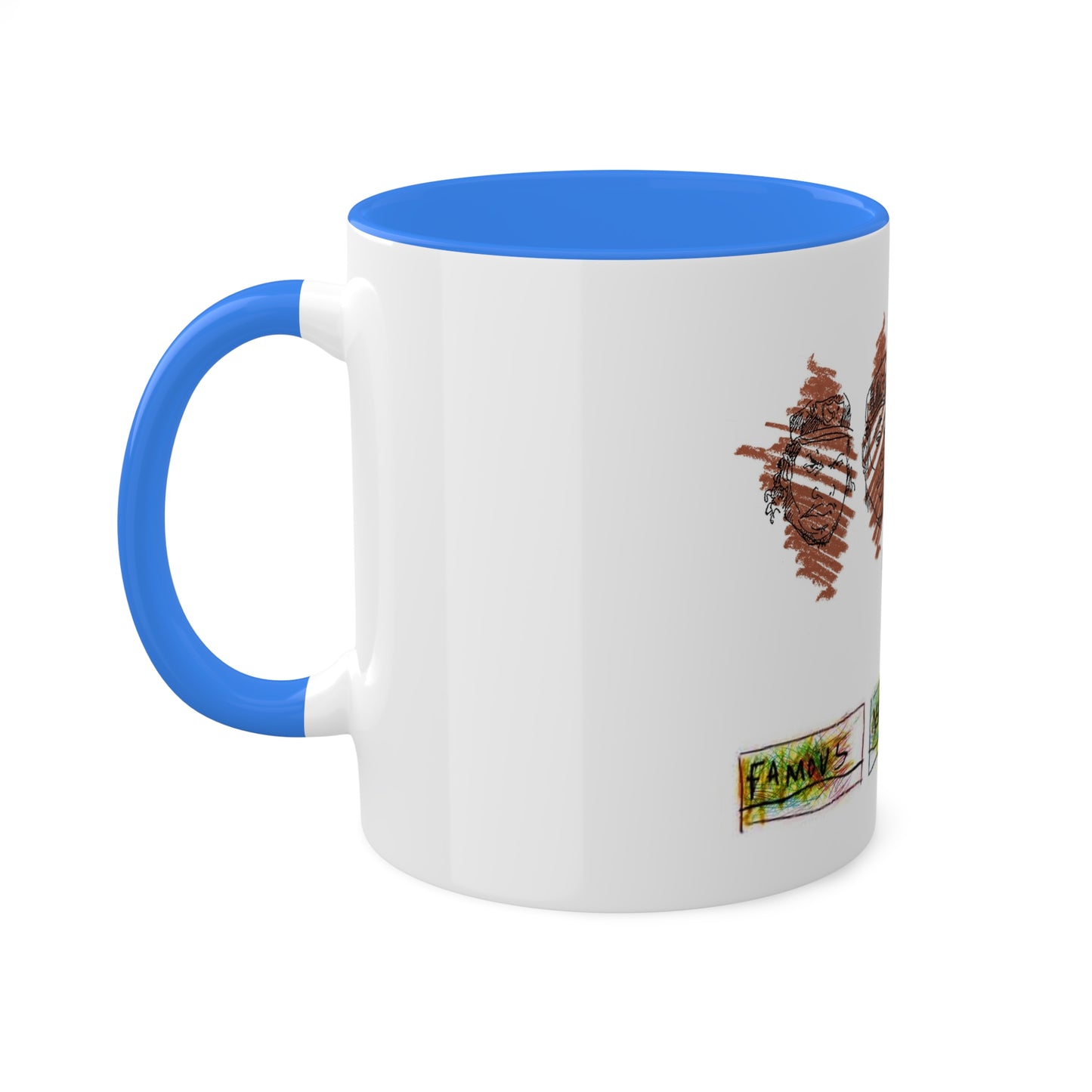 Famous Negro Rappers with an attitude #2 - Colorful Mugs, 11oz