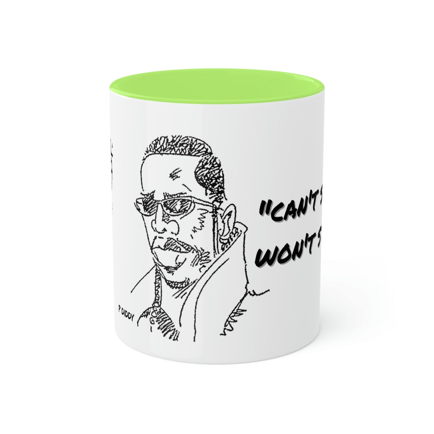 P Diddy #Love #CantStopWontStop - Colorful Mugs, 11oz