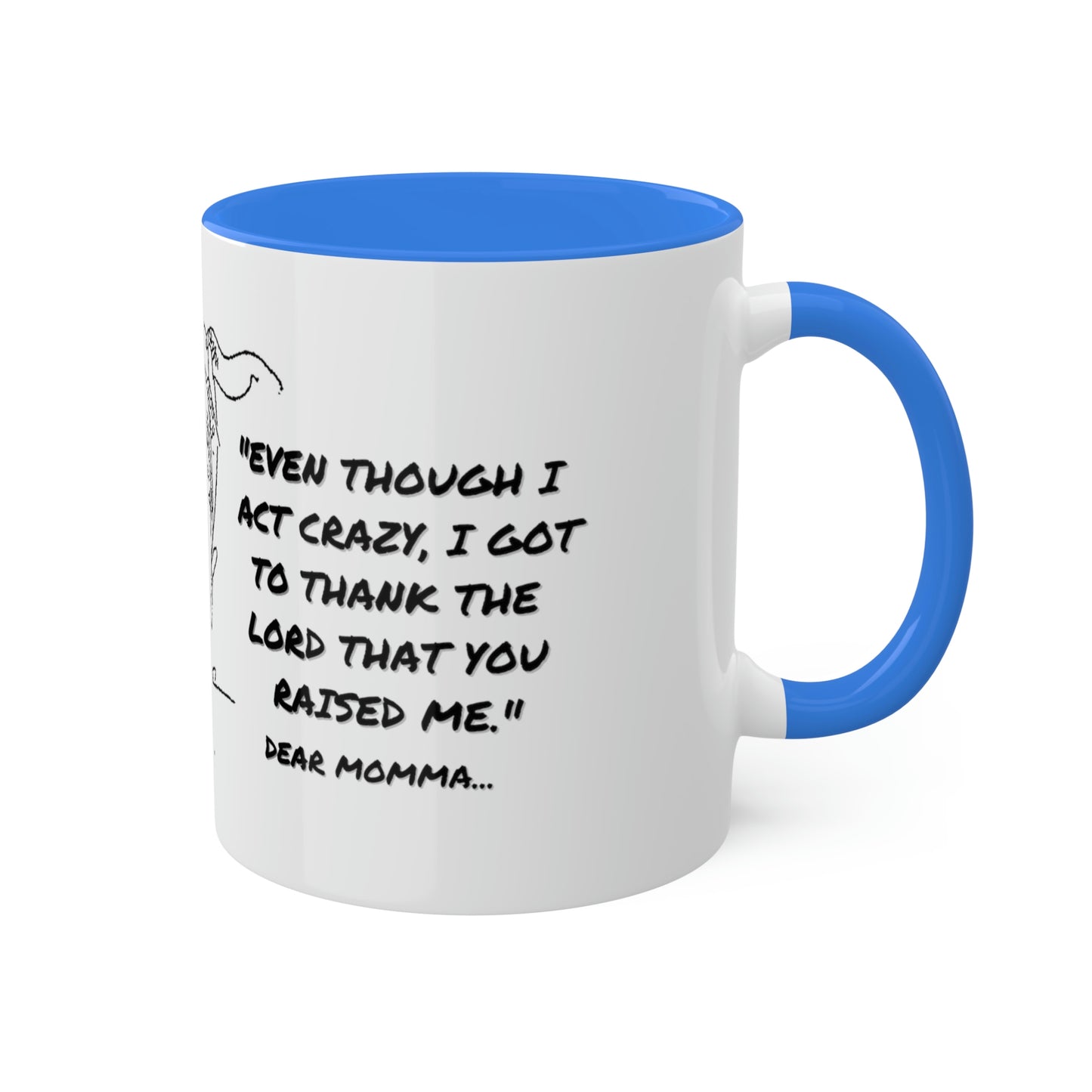 Tupac Shakur #2Pac #DearMomma - Colorful Mugs, 11oz