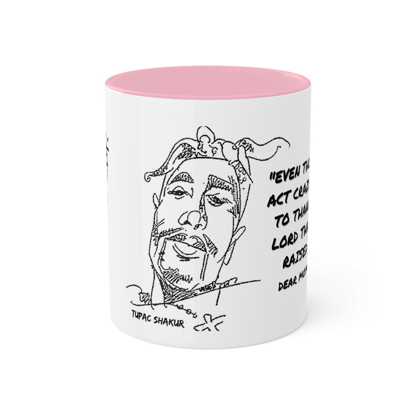 Tupac Shakur #2Pac #DearMomma - Colorful Mugs, 11oz