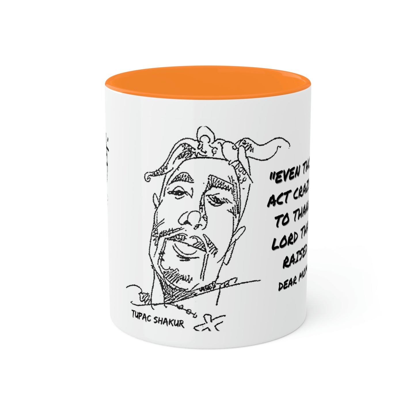 Tupac Shakur #2Pac #DearMomma - Colorful Mugs, 11oz