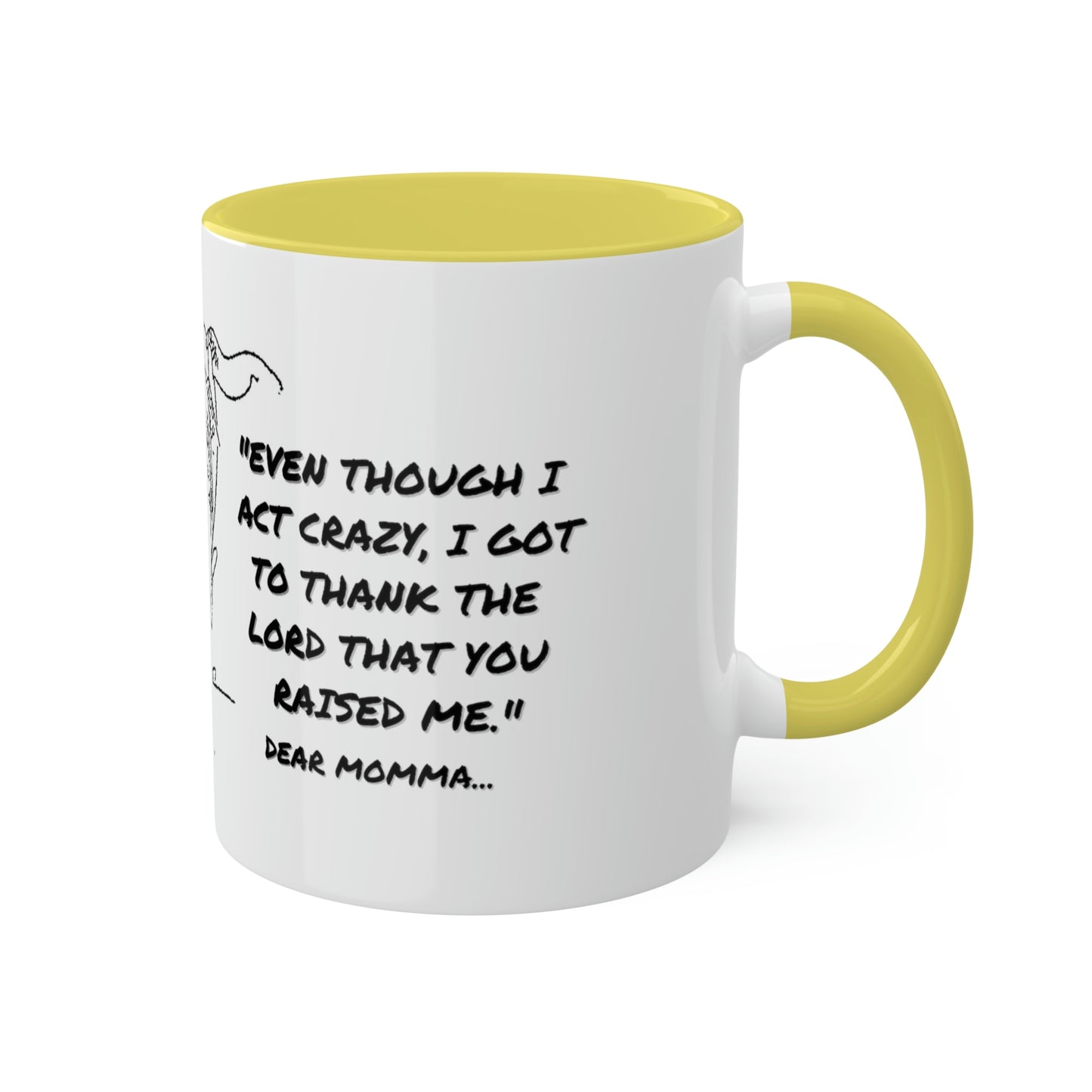 Tupac Shakur #2Pac #DearMomma - Colorful Mugs, 11oz