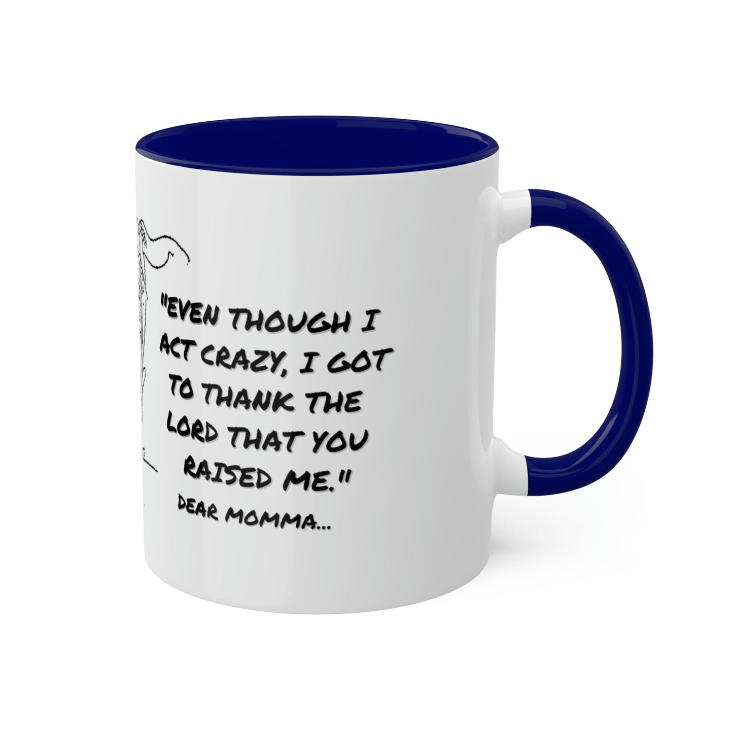 Tupac Shakur #2Pac #DearMomma - Colorful Mugs, 11oz