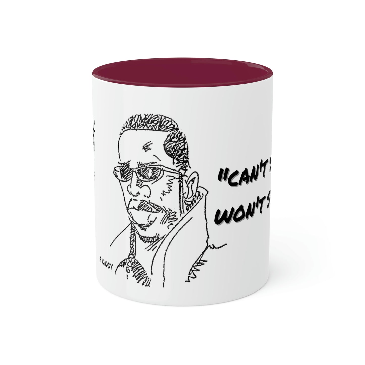 P Diddy #Love #CantStopWontStop - Colorful Mugs, 11oz