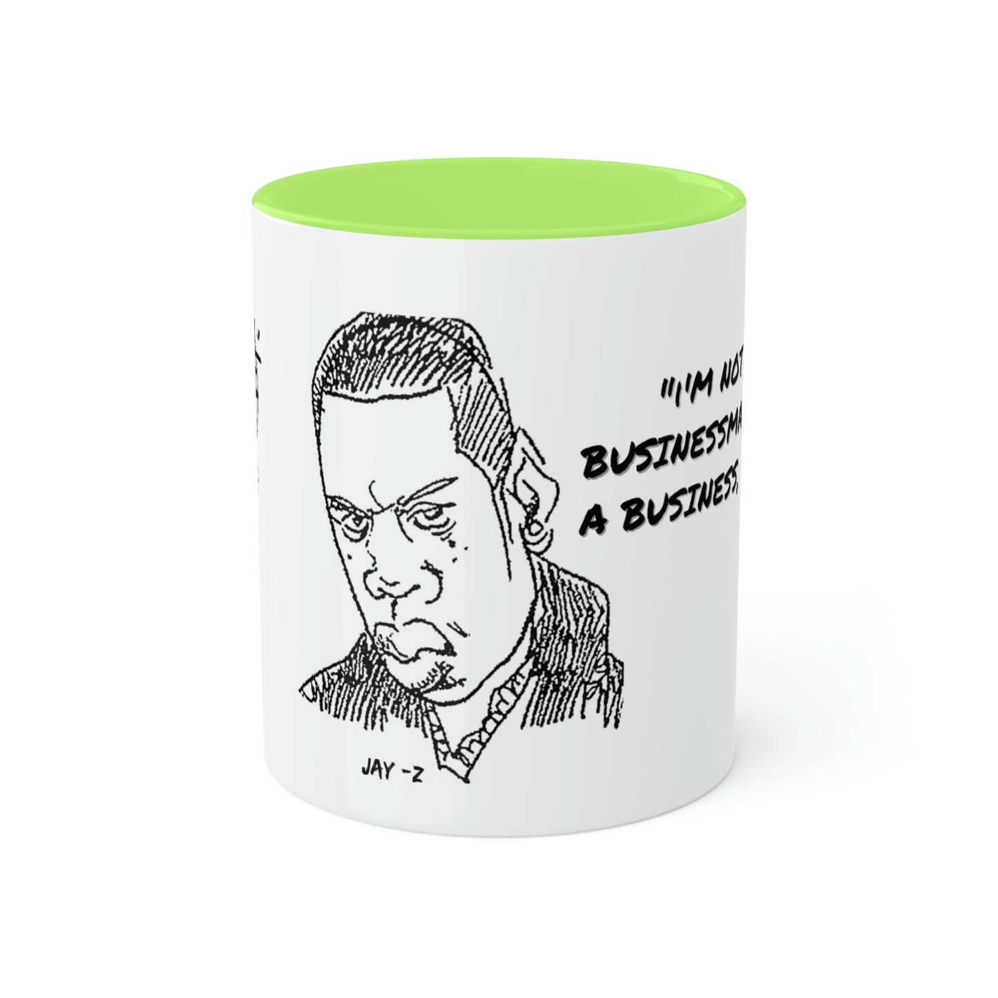 Jay-Z #BusinessMan - Colorful Mugs, 11oz