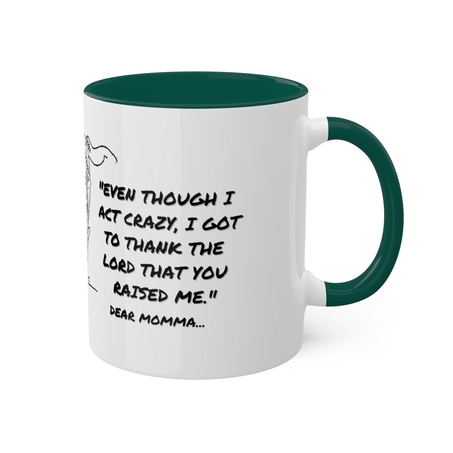 Tupac Shakur #2Pac #DearMomma - Colorful Mugs, 11oz