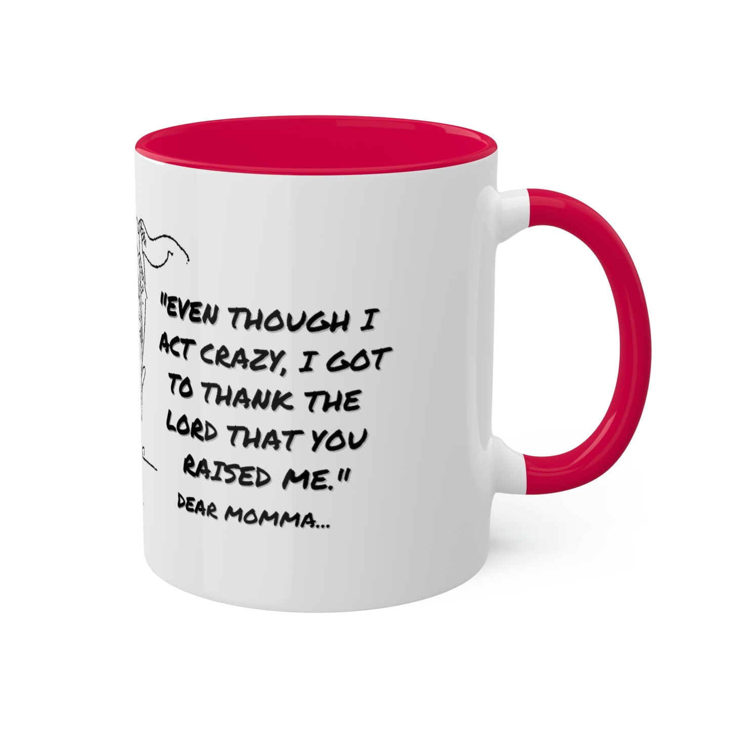 Tupac Shakur #2Pac #DearMomma - Colorful Mugs, 11oz